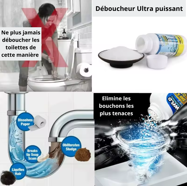 Déboucheur de canalisation Ultra efficace